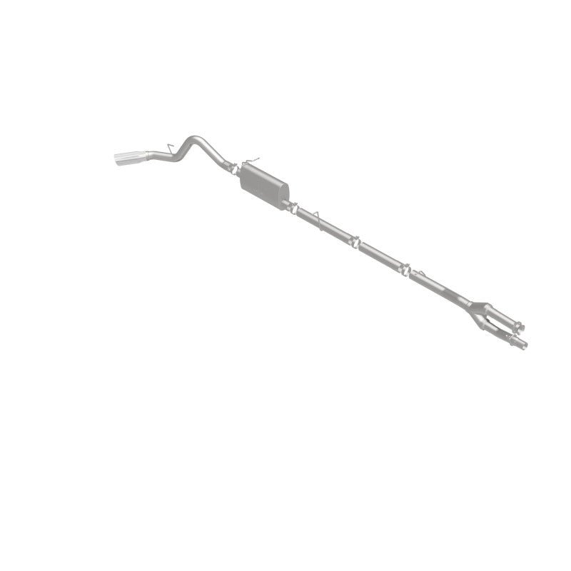 MagnaFlow Sys C/B 11-15 Ford Super Duty F250 6.2L EC CC, SS 3.5in Single Rear Pass Side Ext 5in Tip-Catback-Magnaflow