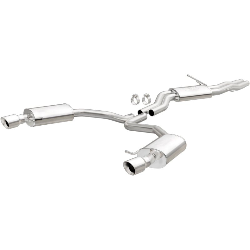 MagnaFlow Sys C/B 12-15 Audi A6 / A7 3.0L V6 SS 2.5in Dual Split Rear Ext 4in Tips-Catback-Magnaflow