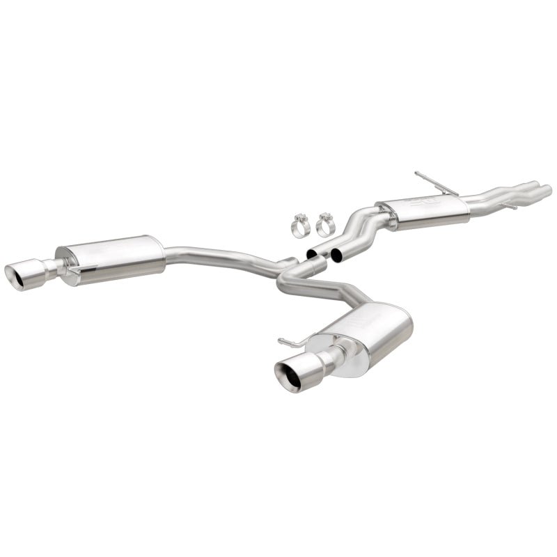 MagnaFlow Sys C/B 12-15 Audi A6 / A7 3.0L V6 SS 2.5in Dual Split Rear Ext 4in Tips-Catback-Magnaflow
