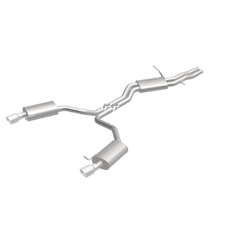 MagnaFlow Sys C/B 12-15 Audi A6 / A7 3.0L V6 SS 2.5in Dual Split Rear Ext 4in Tips-Catback-Magnaflow