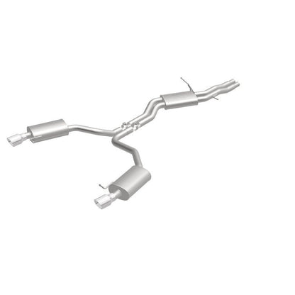 MagnaFlow Sys C/B 12-15 Audi A6 / A7 3.0L V6 SS 2.5in Dual Split Rear Ext 4in Tips-Catback-Magnaflow