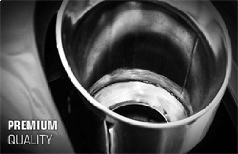 MagnaFlow Tip Stainless Double Wall Round Single Outlet Polished 4.5in DIA 2.5in Inlet 5.75in Length-Tips-Magnaflow