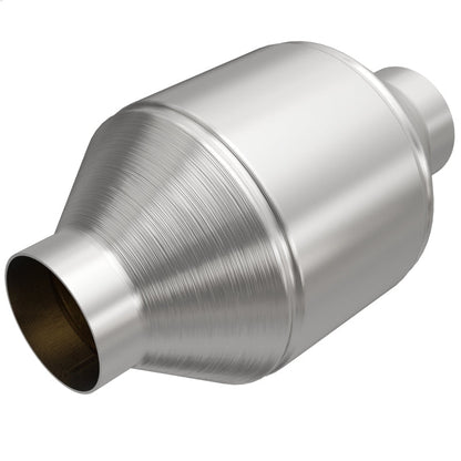 MagnaFlow Univ Cat Conv 2.5in Inlet/Outlet Center/Center Round 3in Body L x 5in W x 8.75in Overall L-Catalytic Converter Universal-Magnaflow