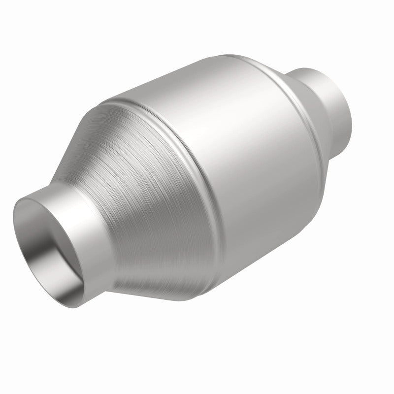 MagnaFlow Univ Cat Conv 2.5in Inlet/Outlet Center/Center Round 3in Body L x 5in W x 8.75in Overall L-Catalytic Converter Universal-Magnaflow