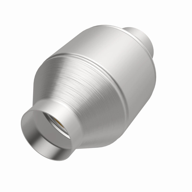 MagnaFlow Univ Cat Conv 2.5in Inlet/Outlet Center/Center Round 3in Body L x 5in W x 8.75in Overall L-Catalytic Converter Universal-Magnaflow