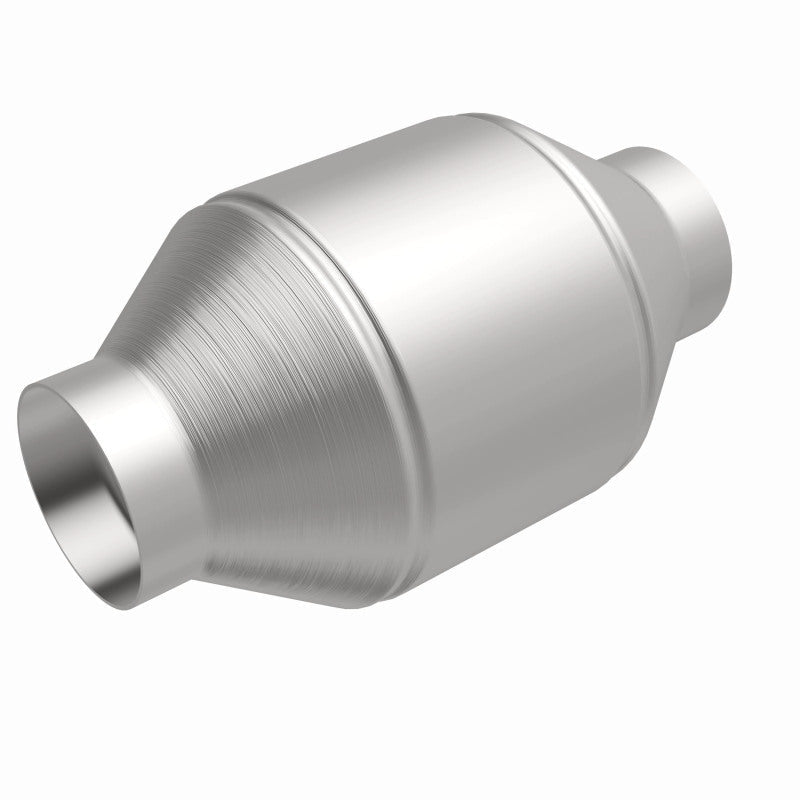 MagnaFlow Univ Cat Conv 2.5in Inlet/Outlet Center/Center Round 3in Body L x 5in W x 8.75in Overall L-Catalytic Converter Universal-Magnaflow