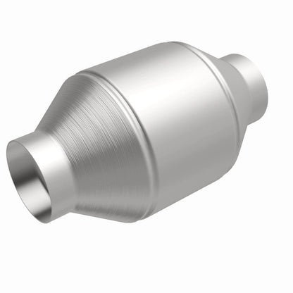 MagnaFlow Univ Cat Conv 2.5in Inlet/Outlet Center/Center Round 3in Body L x 5in W x 8.75in Overall L-Catalytic Converter Universal-Magnaflow