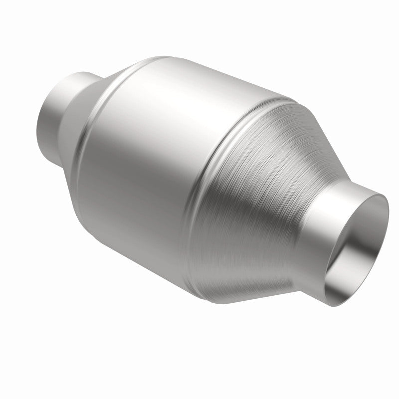 MagnaFlow Univ Cat Conv 2.5in Inlet/Outlet Center/Center Round 3in Body L x 5in W x 8.75in Overall L-Catalytic Converter Universal-Magnaflow