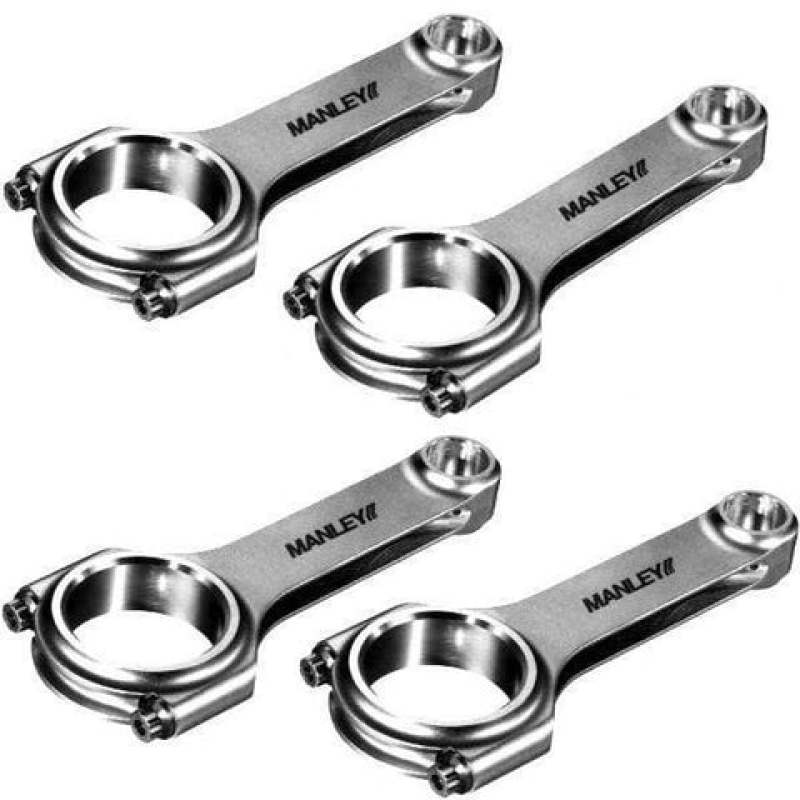 Manley 02+ Honda CRV 2.4L V-Tech DOHC K24 H-Beam Connecting Rod Set (Set of 4)-Connecting Rods - 4Cyl-Manley Performance