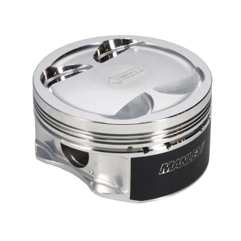 Manley 04+ Subaru WRX STi (EJ257) STD Stroke 99.5mm STD Bore 9.8:1 Dish Piston Set with Rings-Piston Sets - Forged - 4cyl-Manley Performance