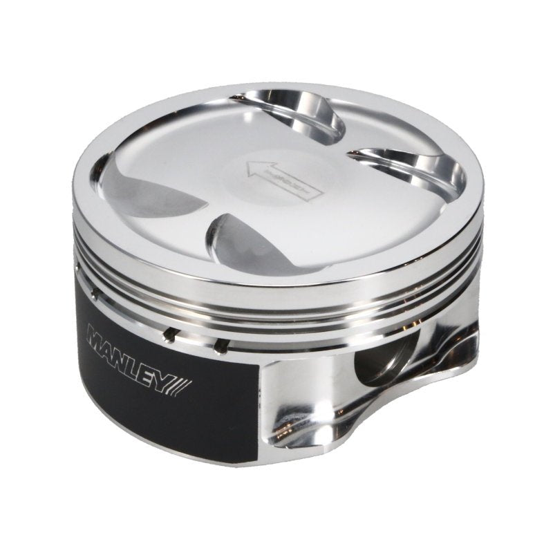 Manley 04+ Subaru WRX STi (EJ257) STD Stroke 99.5mm STD Bore 9.8:1 Dish Piston Set with Rings-Piston Sets - Forged - 4cyl-Manley Performance