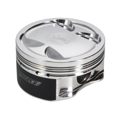 Manley 04+ Subaru WRX STi (EJ257) STD Stroke 99.5mm STD Bore 9.8:1 Dish Piston Set with Rings-Piston Sets - Forged - 4cyl-Manley Performance