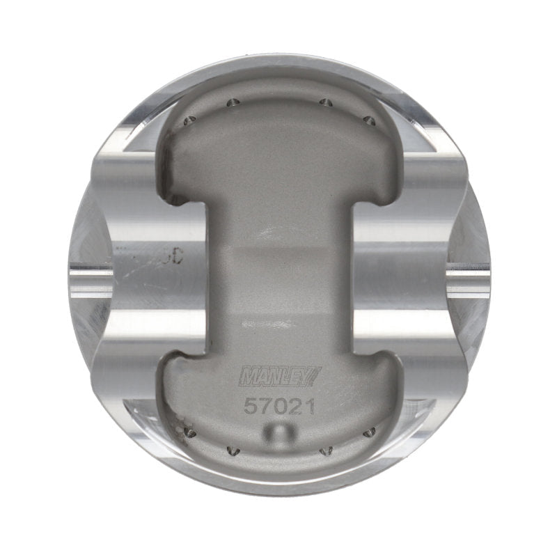 Manley 04+ Subaru WRX STi (EJ257) STD Stroke 99.5mm STD Bore 9.8:1 Dish Piston Set with Rings-Piston Sets - Forged - 4cyl-Manley Performance