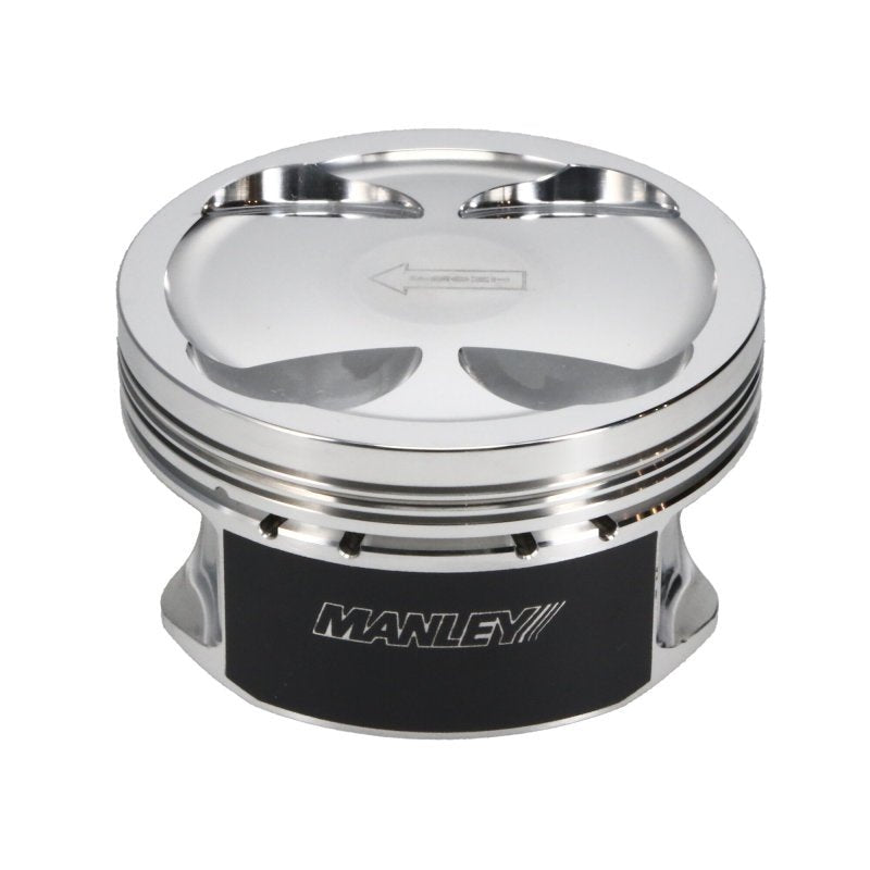 Manley 04+ Subaru WRX STi (EJ257) STD Stroke 99.5mm STD Bore 9.8:1 Dish Piston Set with Rings-Piston Sets - Forged - 4cyl-Manley Performance