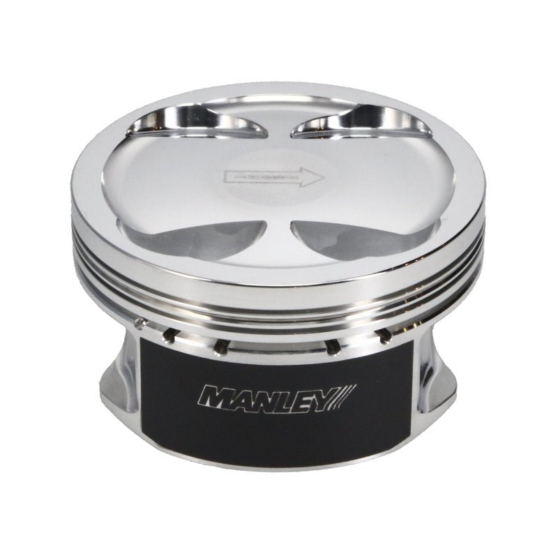 Manley 04+ Subaru WRX STi (EJ257) STD Stroke 99.5mm STD Bore 9.8:1 Dish Piston Set with Rings-Piston Sets - Forged - 4cyl-Manley Performance