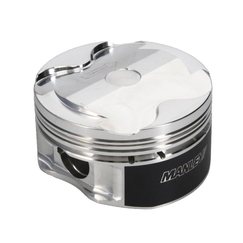 Manley 2018+ Ford Coyote 5.0L DOHC +1cc Dish 3.662in Bore 11:1 CR Platinum Piston Set-Piston Sets - Forged - 8cyl-Manley Performance