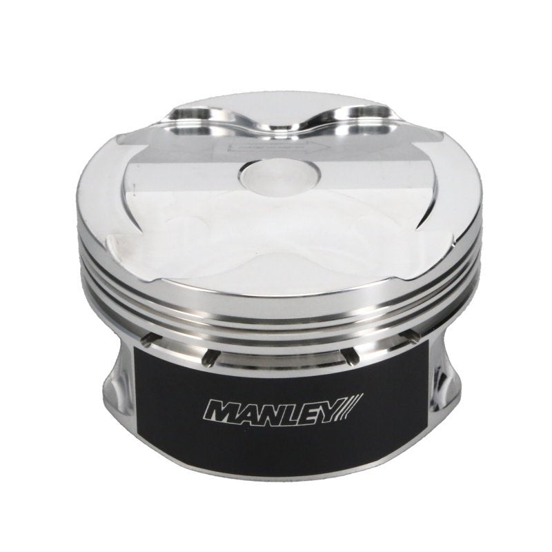 Manley 2018+ Ford Coyote 5.0L DOHC +1cc Dish 3.662in Bore 11:1 CR Platinum Piston Set-Piston Sets - Forged - 8cyl-Manley Performance