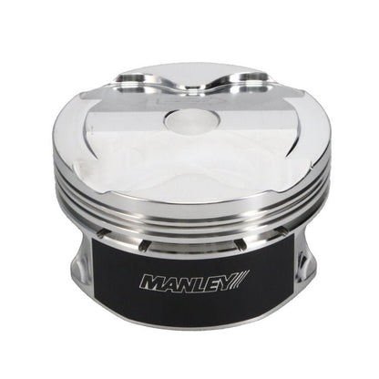 Manley 2018+ Ford Coyote 5.0L DOHC +1cc Dish 3.662in Bore 11:1 CR Platinum Piston Set-Piston Sets - Forged - 8cyl-Manley Performance