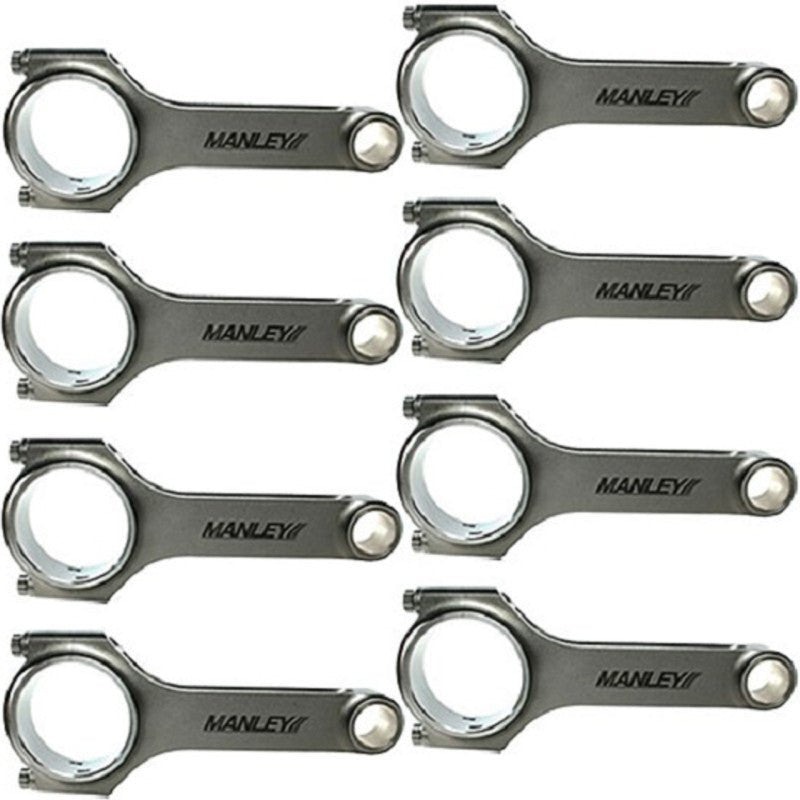 Manley Ford 4.6L / 5.0L H Tuff Series Connecting Rod Set w/ ARP 2000 Bolts-Connecting Rods - 8Cyl-Manley Performance