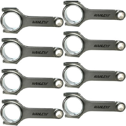 Manley Ford 4.6L / 5.0L H Tuff Series Connecting Rod Set w/ ARP 2000 Bolts-Connecting Rods - 8Cyl-Manley Performance