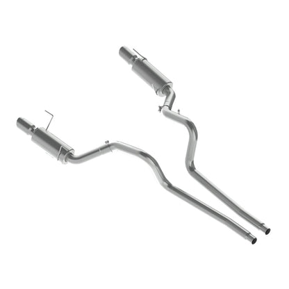 MBRP 05 - 09 Ford Shelby GT500 / GT Dual Split Rear Street Version 4in Tips T409 Exhaust System - Catback - MBRP