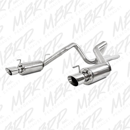 MBRP 05 - 09 Ford Shelby GT500 / GT Dual Split Rear Street Version 4in Tips T409 Exhaust System - Catback - MBRP