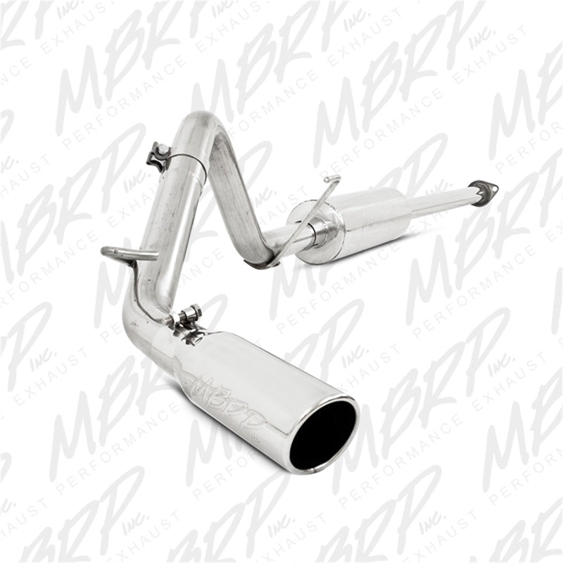 MBRP 05 - 13 Toyota Tacoma 4.0L EC/CC Cat Back Single Exit Aluminized Exhaust - Catback - MBRP