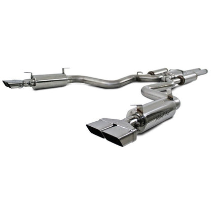 MBRP 08 - 11 Dodge Challenger SRT8 6.1L Hemi T304 Cat Back Dual Split Rear - Catback - MBRP