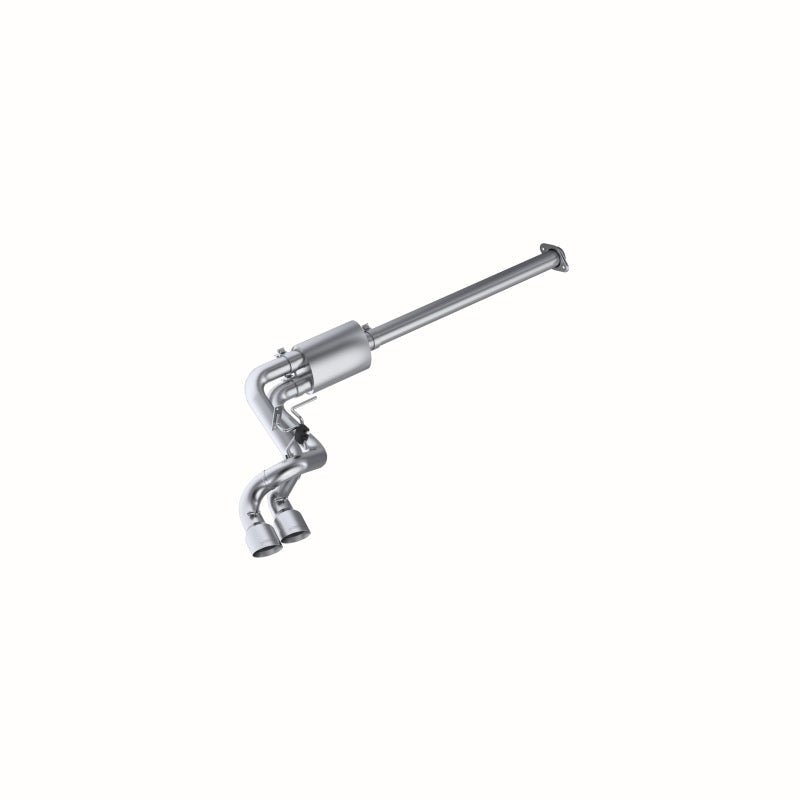 MBRP 09 - 14 Ford F150 Pre - Axle 4.5in OD Tips Dual Outlet 3in AL Cat Back - Catback - MBRP