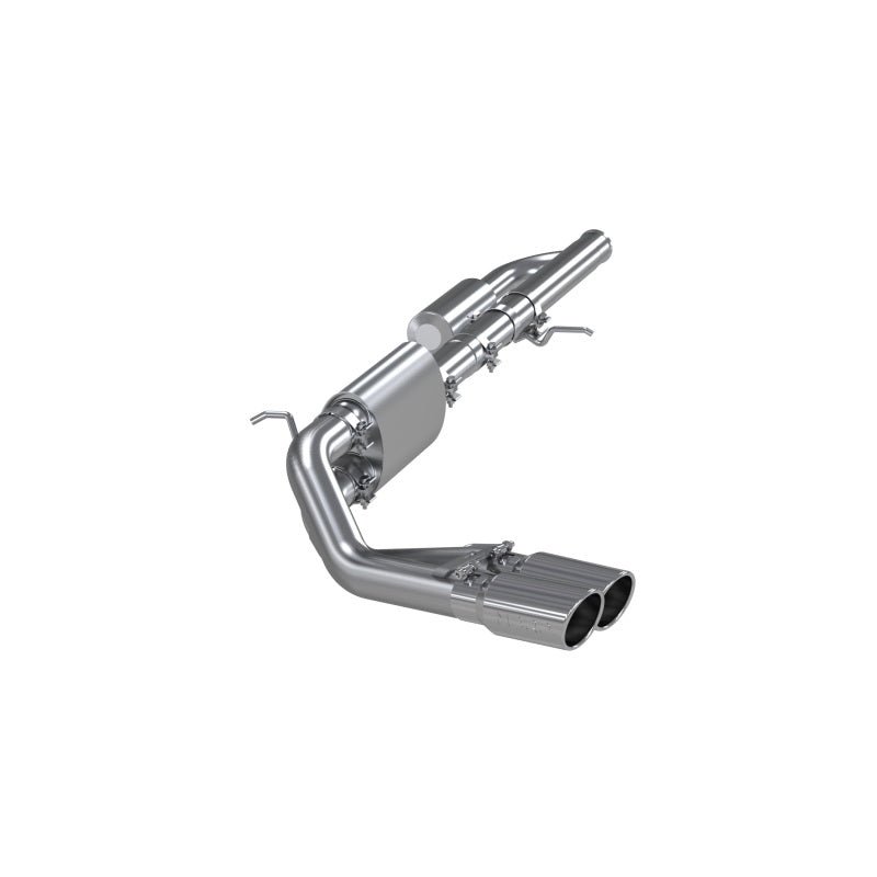 MBRP 09+ Chevrolet Silverado 1500 3in Cat Back Pre - Axle Dual Outlet w/ 4in Tip - AL - Catback - MBRP
