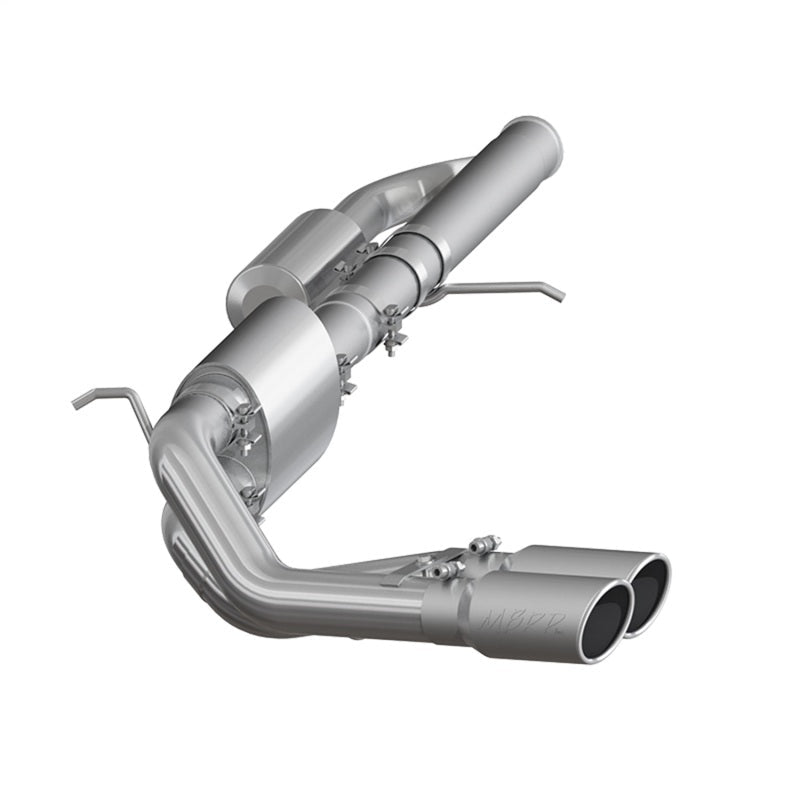 MBRP 09+ Chevrolet Silverado 1500 3in Cat Back Pre - Axle Dual Outlet w/ 4in Tip - AL - Catback - MBRP