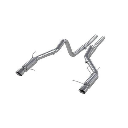 MBRP 11 - 12 Ford Shelby GT 500 T304 3in Cat Back Dual Split Rear Race Version 4.5in Tips - Catback - MBRP