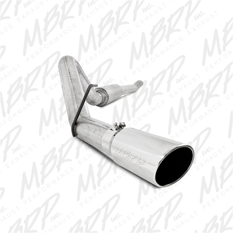 MBRP 11 - 13 Ford F - 250/350/450 6.2L V8 Gas 4in Cat Back Single Side Alum Exhaust System - Catback - MBRP