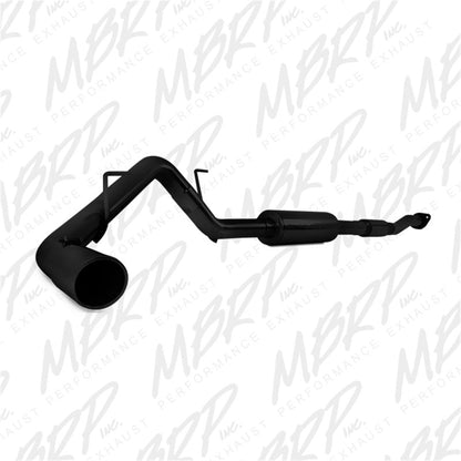 MBRP 11 - 14 Ford F150 3in Cat Back Single Side Exit Black Coated Exhaust System - Catback - MBRP
