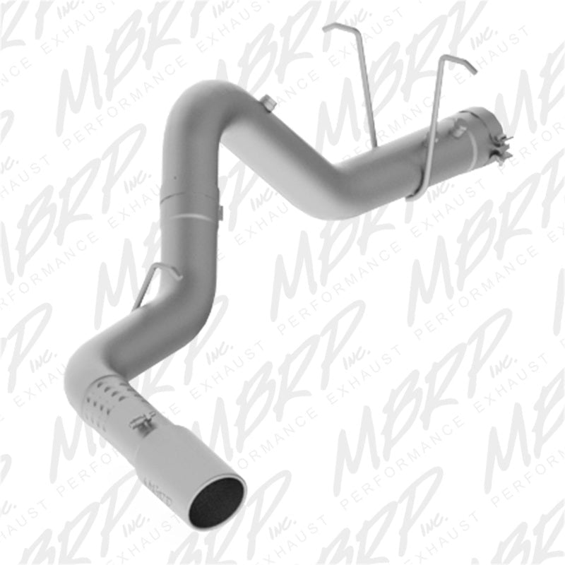 MBRP 11 Chev/GMC 2500/3500 4in Filter Back Single Side Aluminum Exhaust System - DPF Back - MBRP