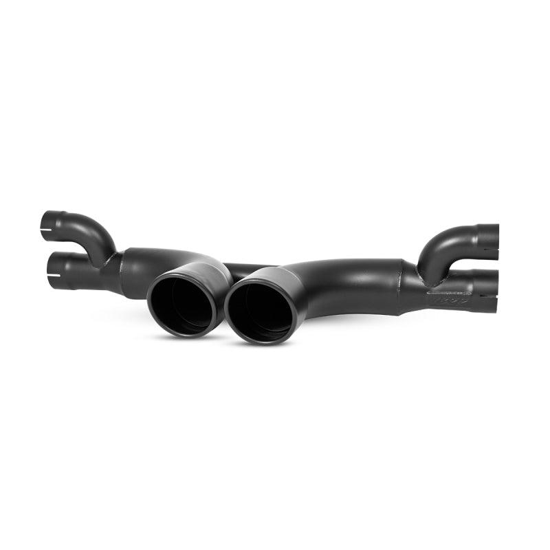 MBRP 14 - 19 Porsche GT3/GT3RS 3in Center Muffler Bypass 4in Tips - Black Coated - Catback - MBRP