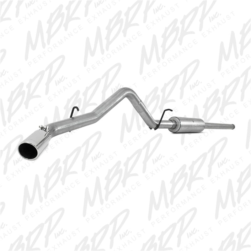 MBRP 14 Chevy/GMC 1500 Silverado/Sierra 4.3L V6/5.3L V8 Single Side Exit AL 3in Cat Back Exhaust - Catback - MBRP
