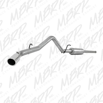 MBRP 14 Chevy/GMC 1500 Silverado/Sierra 4.3L V6/5.3L V8 Single Side Exit AL 3in Cat Back Exhaust - Catback - MBRP