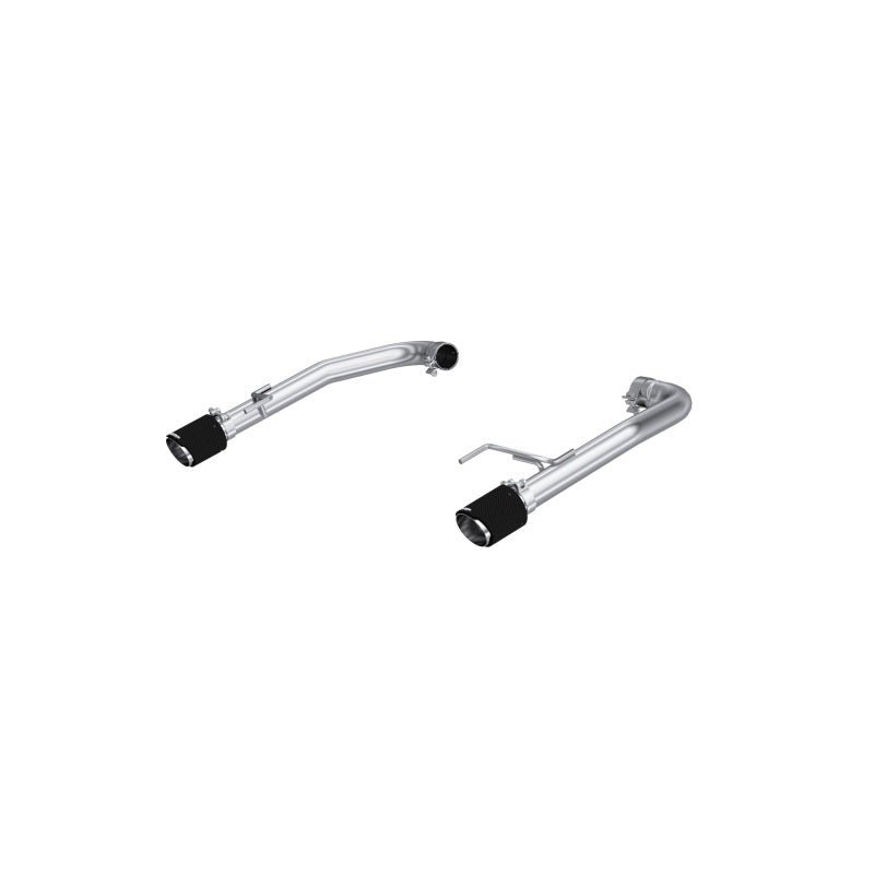 MBRP 15 - 17 Ford Mustang GT 5.0L T304 Stainless Steel 2.5in Axle - Back with Carbon Fiber Tips - Axle Back - MBRP