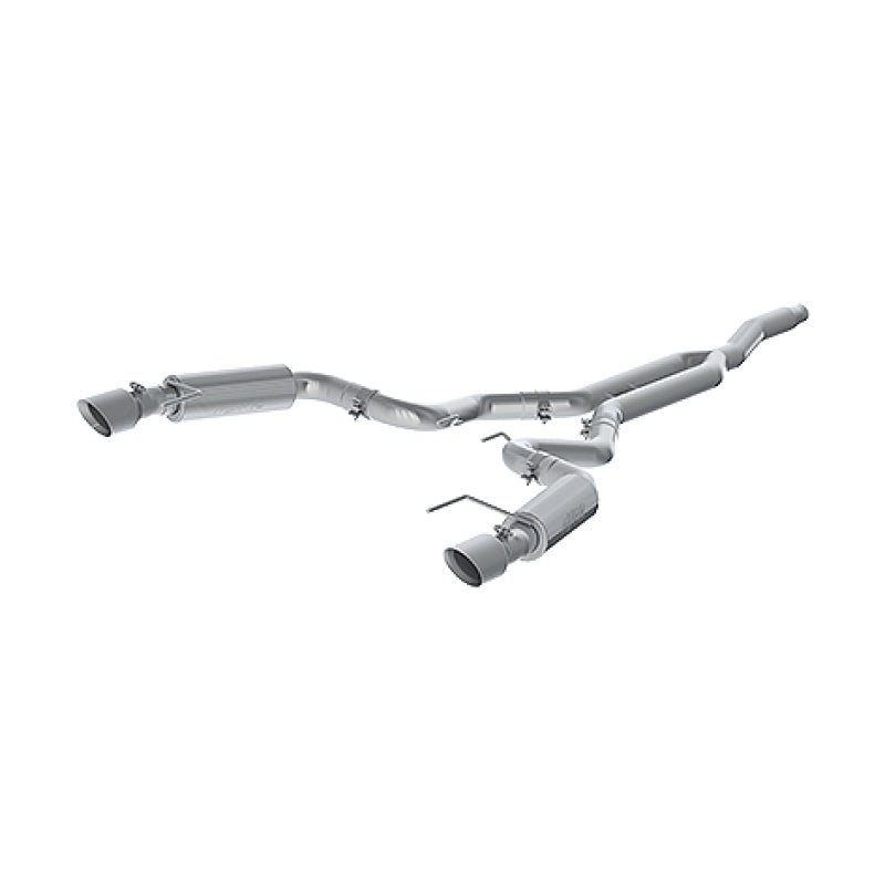 MBRP 15 - 19 Ford Mustang EcoBoost 2.3L Alum 3in Cat Back Dual Split Rear Exit (Race Version) - Catback - MBRP