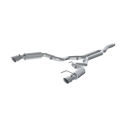 MBRP 15 - 19 Ford Mustang EcoBoost 2.3L Alum 3in Cat Back Dual Split Rear Exit (Race Version) - Catback - MBRP