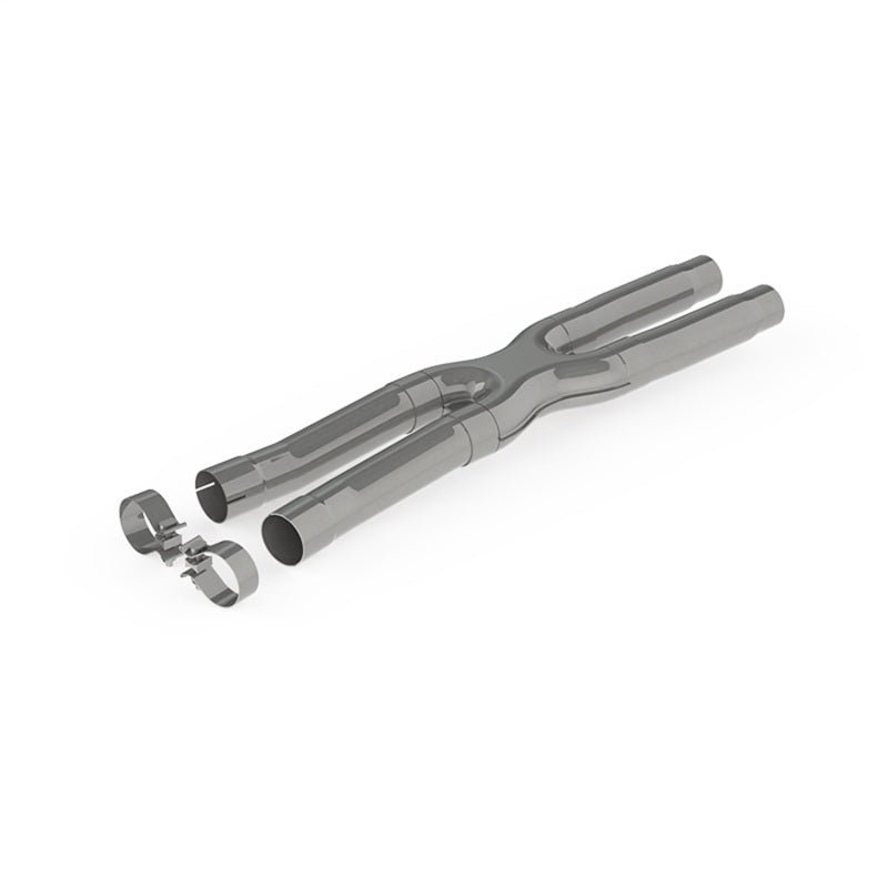 MBRP 15 - 19 Ford Mustang GT 2.5in Resonator Delete X - Pipe - T409 - X Pipes - MBRP