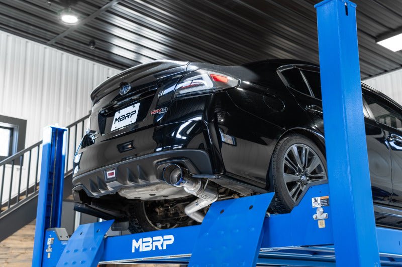 MBRP 15 - 21 Subaru WRX 2.0L/STI 2.5L/ 11 - 14 Sed. 3in Cat - Back Single Rear Exit w/ Burnt End Tips - T304 - Catback - MBRP