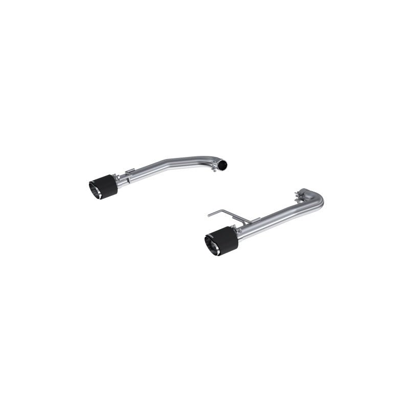 MBRP 15 - 23 Ford Mustang 2.3L EcoBoost T304 2.5in Axle Back w/ Dual CF SS Tips - T304 (Race Version) - Axle Back - MBRP