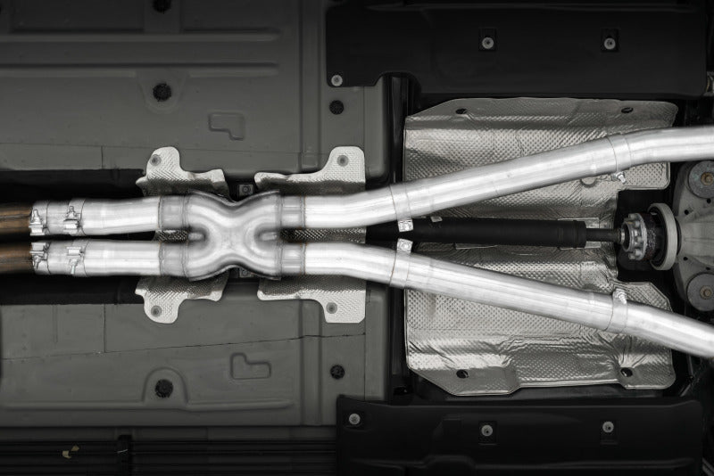 MBRP 15 - Up Challenger 5.7 / 17 - Up 6.2L/6.4L 3in Race Series Cat - Back w/ Quad Tips T304 Exhaust - Catback - MBRP