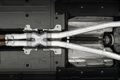 MBRP 15 - Up Challenger 5.7 / 17 - Up 6.2L/6.4L 3in Race Series Cat - Back w/ Quad Tips T304 Exhaust - Catback - MBRP