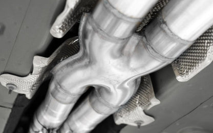 MBRP 15 - Up Challenger 5.7 / 17 - Up 6.2L/6.4L 3in Race Series Cat - Back w/ Quad Tips T304 Exhaust - Catback - MBRP