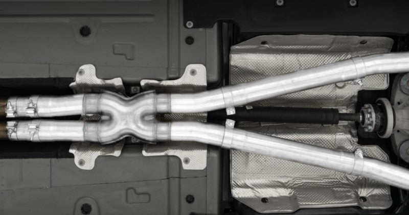 MBRP 15 - Up Challenger 5.7 / 17 - Up 6.2L/6.4L 3in Race Series Cat - Back w/ Quad Tips T304 Exhaust - Catback - MBRP