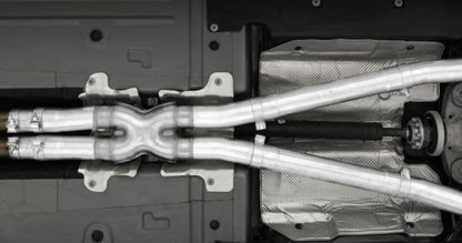 MBRP 15 - Up Challenger 5.7 / 17 - Up 6.2L/6.4L 3in Race Series Cat - Back w/ Quad Tips T304 Exhaust - Catback - MBRP