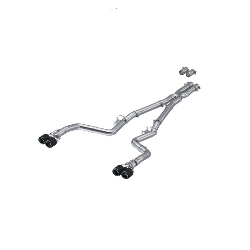 MBRP 15 - Up Challenger 5.7 / 17 - Up 6.2L/6.4L 3in Race Series Cat - Back w/ Quad Tips T304 Exhaust - Catback - MBRP